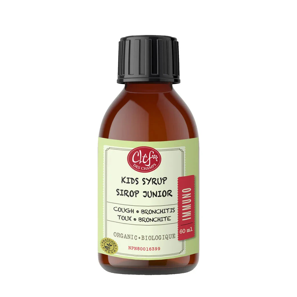 clef des champs sirop junior toux bronchite 60 ml - La Boite à Grains