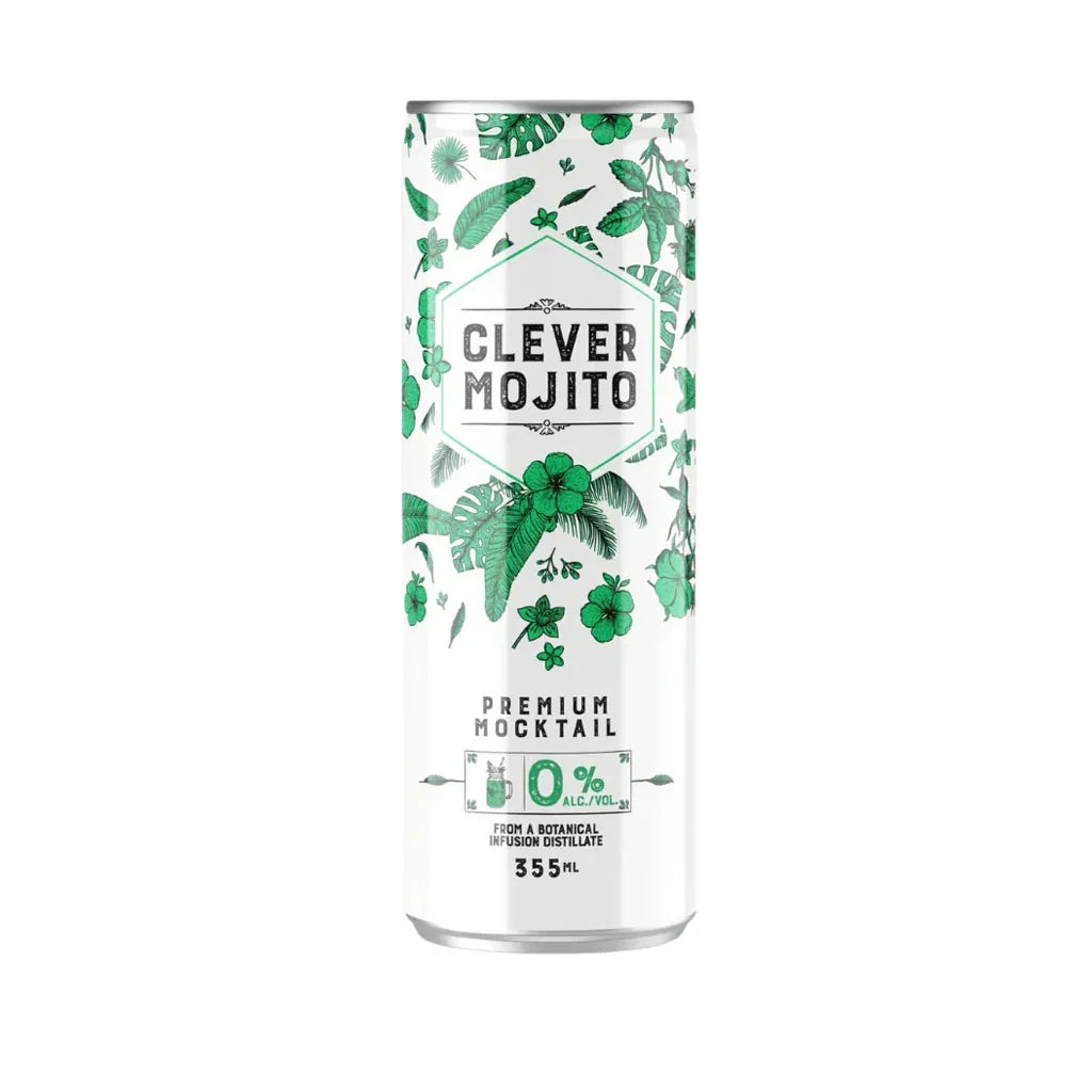 Mocktail Clever Mojito Sans Alcool Clever Mocktails 355 ml - La Boite à Grains