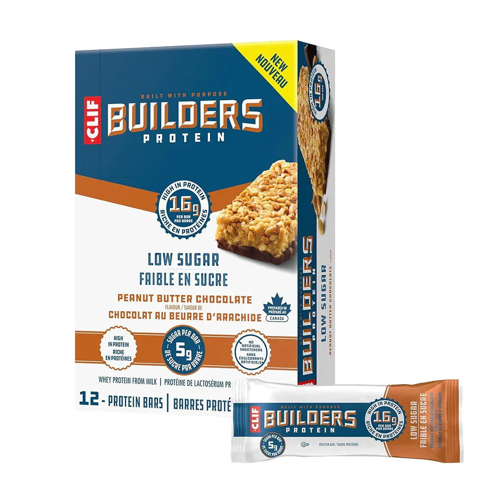 clif builders protein low sugar chocolate peanut butter - La Boite à Grains