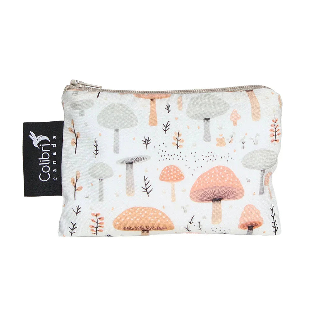 reuse snack bag Mushrooms Colibri Canada - La Boite à Grains