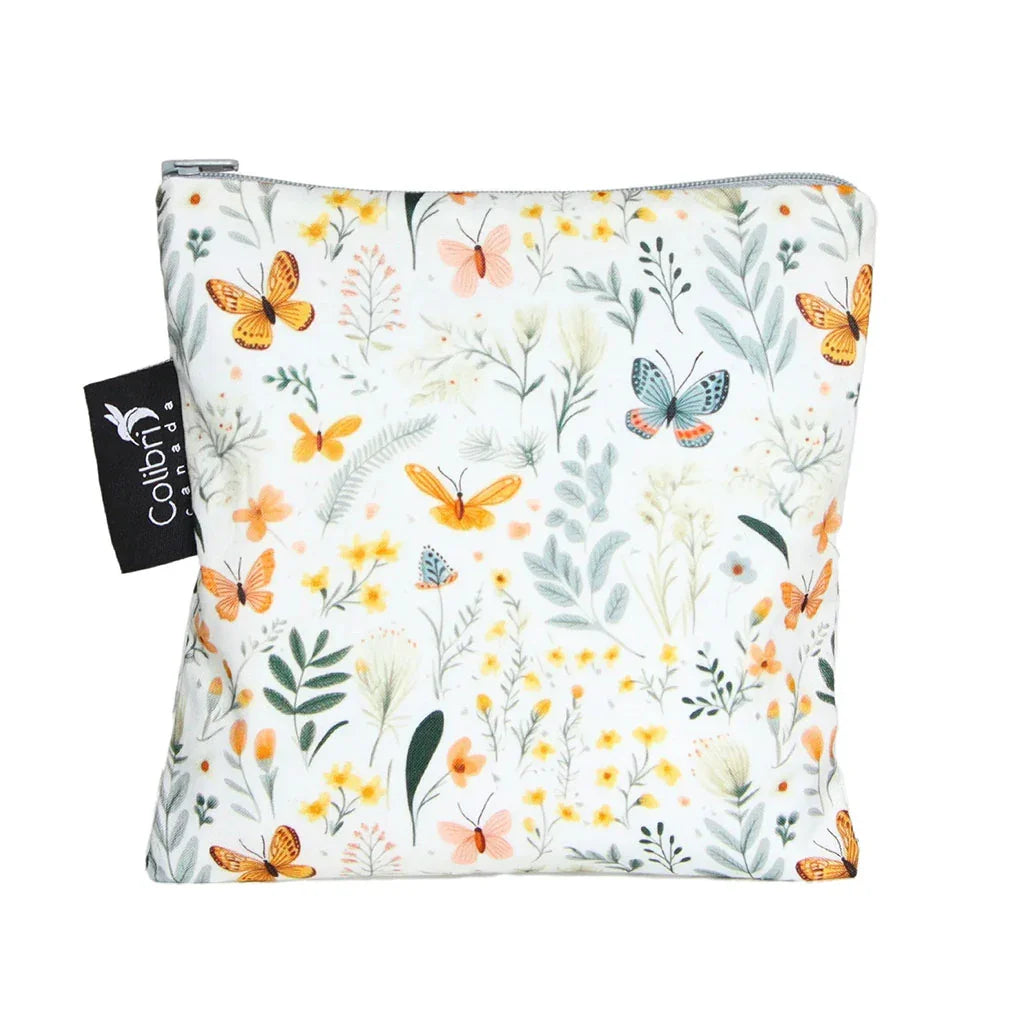 sac à collation réutilisable Butterfly Garden Colibri Canada - La Boite à Grains