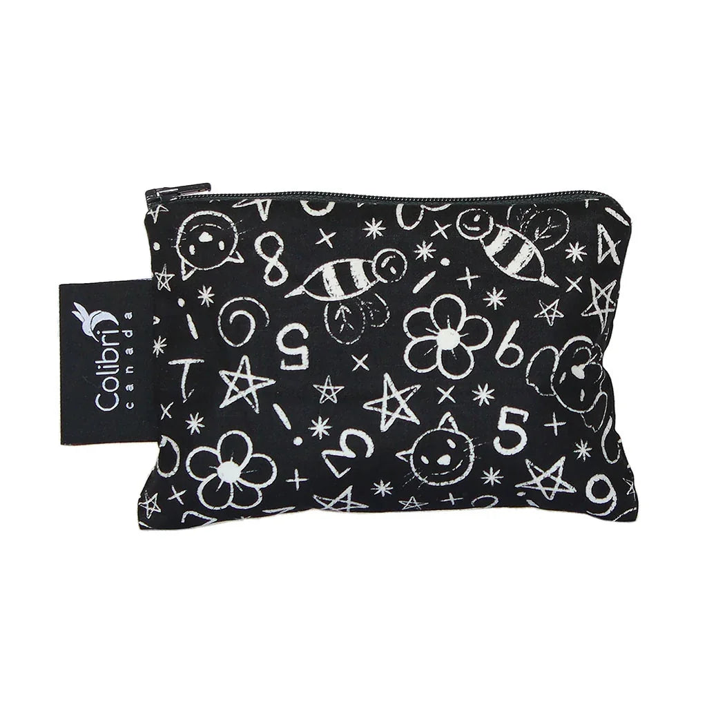 sac à collation réutilisable Chalkboard Colibri Canada - La Boite à Grains