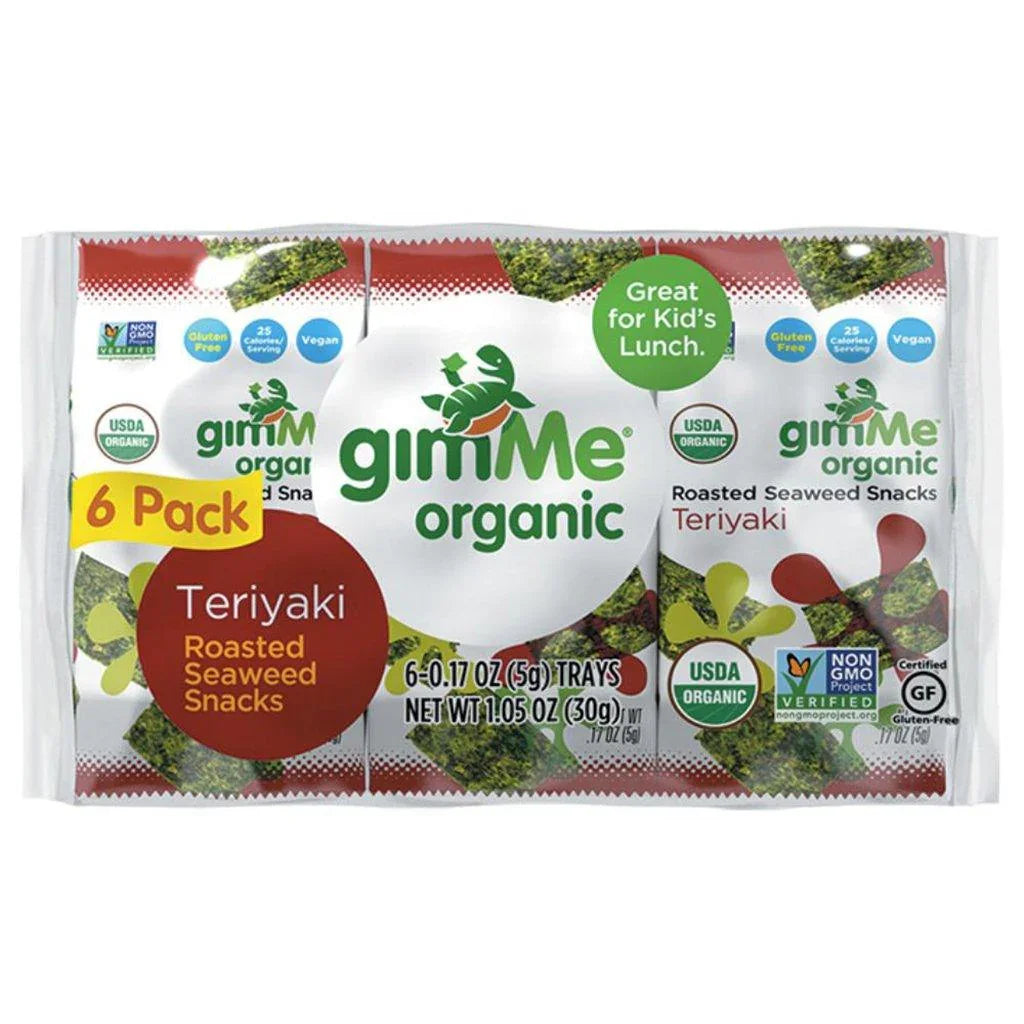 GimMe Organic Teriyaki Grilled Seaweed Snack - La Boite à Grains