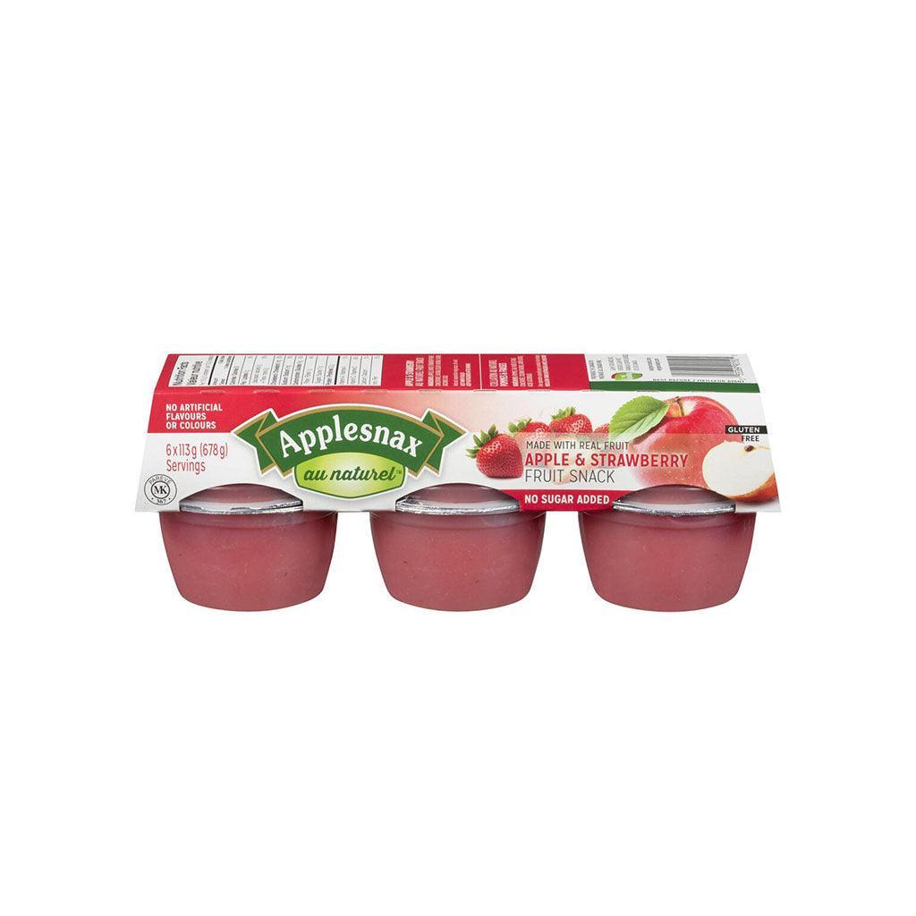 Collations aux Pommes & Fraises Sans Sucre Applesnax - La Boite à Grains