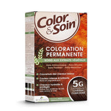 coloration permanente 5G Châtain clair doré Color & Soin - La Boite à Grains