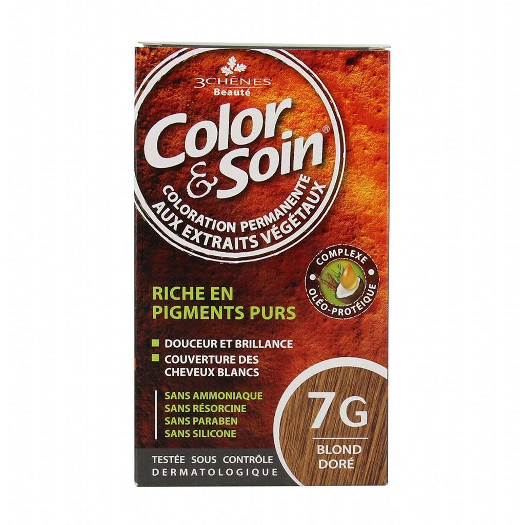 Coloration Permanente Color & Soin Blond Doré Color & Soin - La Boite à Grains