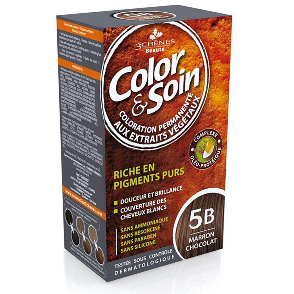 Permanent Hair Color Color & Soin Chocolate Brown Color & Soin - La Boite à Grains