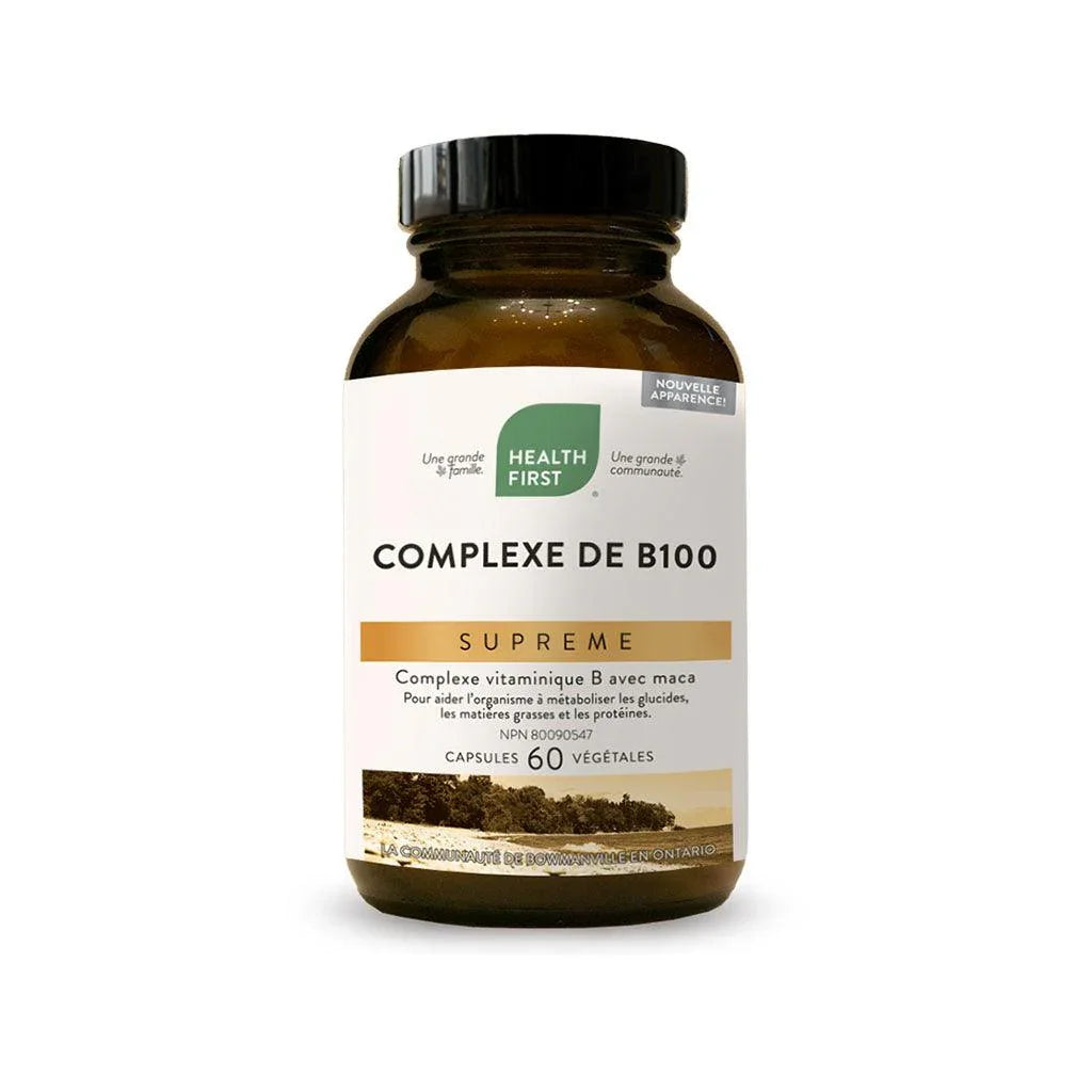 Complexe de B100 Suprême Health First - La Boite à Grains