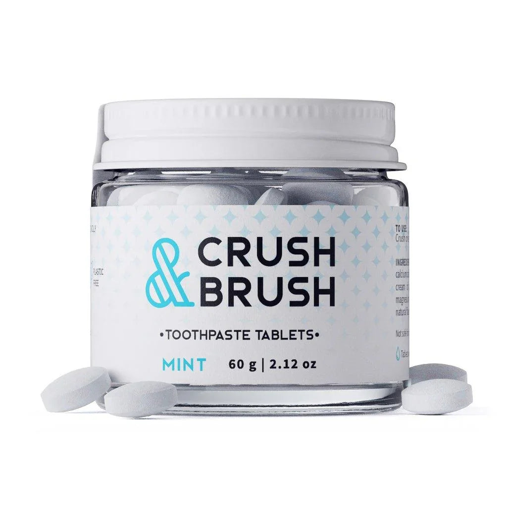 Nelson Naturals Mint Crush & Brush Toothpaste Tablets - La Boite à Grains
