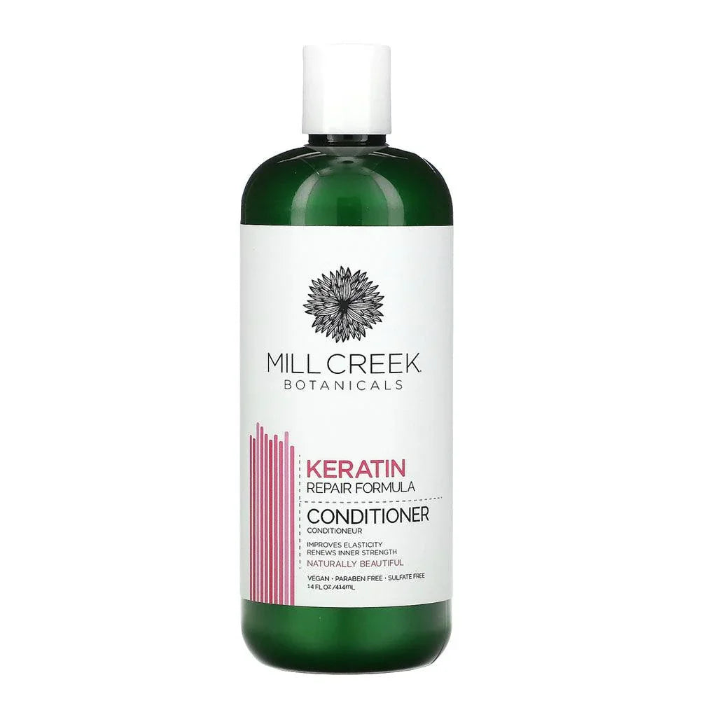 Conditionneur à la Kératine Formule Réparatrice Mill Creek Botanicals - La Boite à Grains