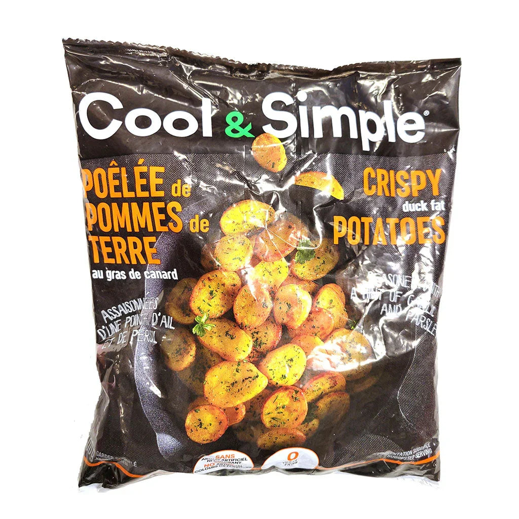 cool simple fried potatoes with duck fat 600 g