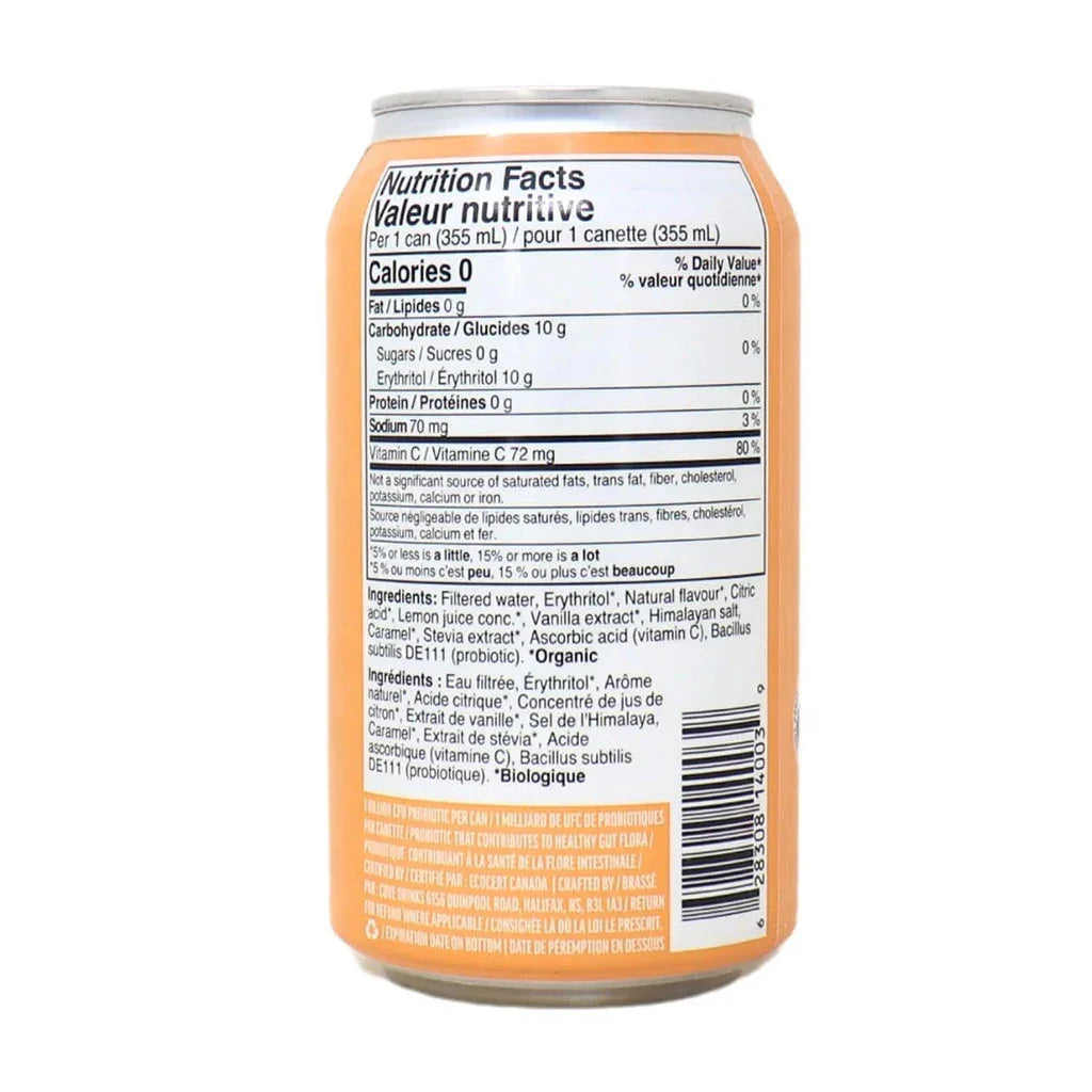 Cove sugar-free foam soda - La Boite à Grains