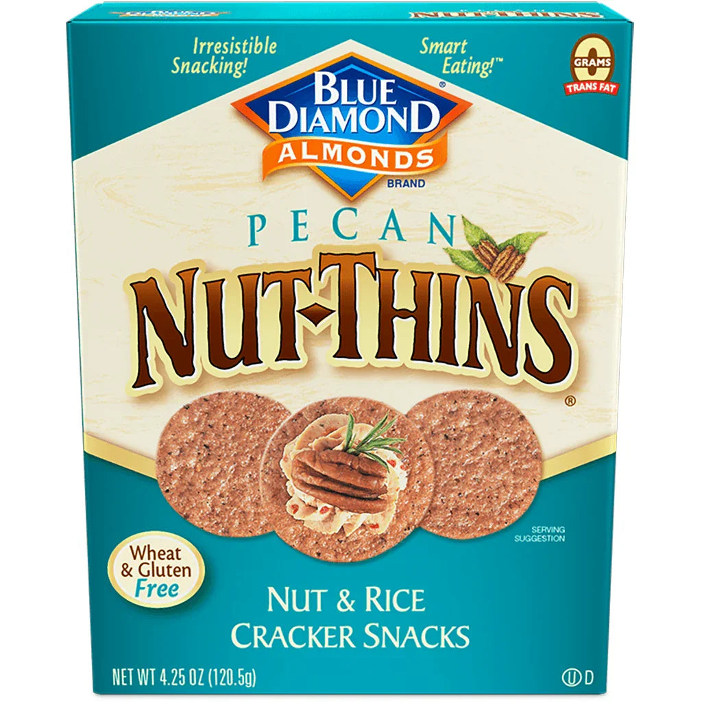 Blue Diamond Pecan Rice and Nut Crackers - La Boite à Grains