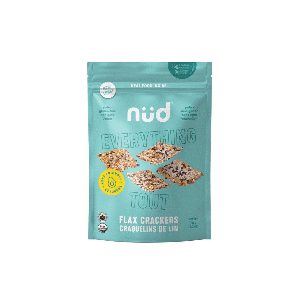 Nüd All Organic Flax Crackers - La Boite à Grains