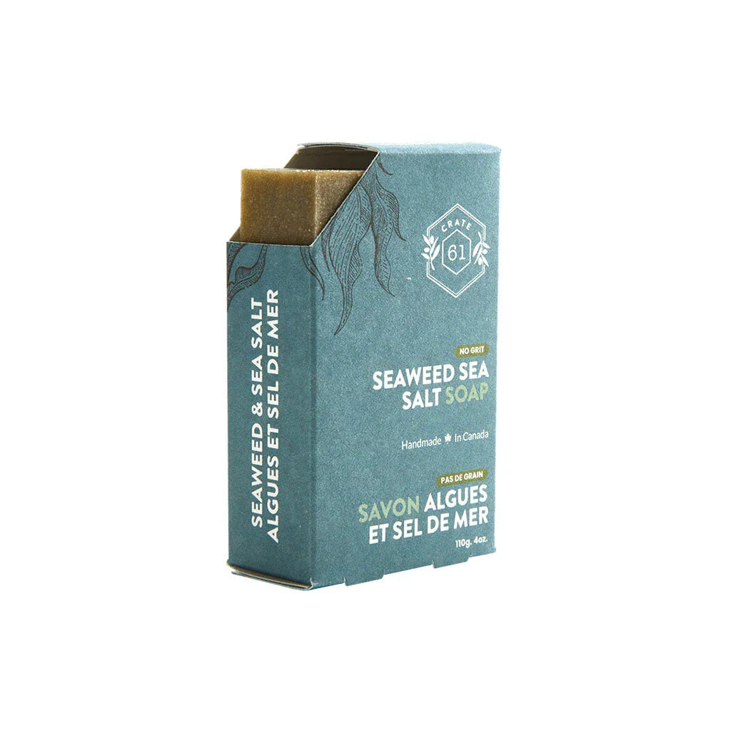 crate 61 savon algues et sel de mer 110 g  - La Boite à Grains