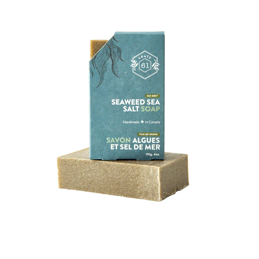 crate 61 savon algues et sel de mer 110 g  - La Boite à Grains