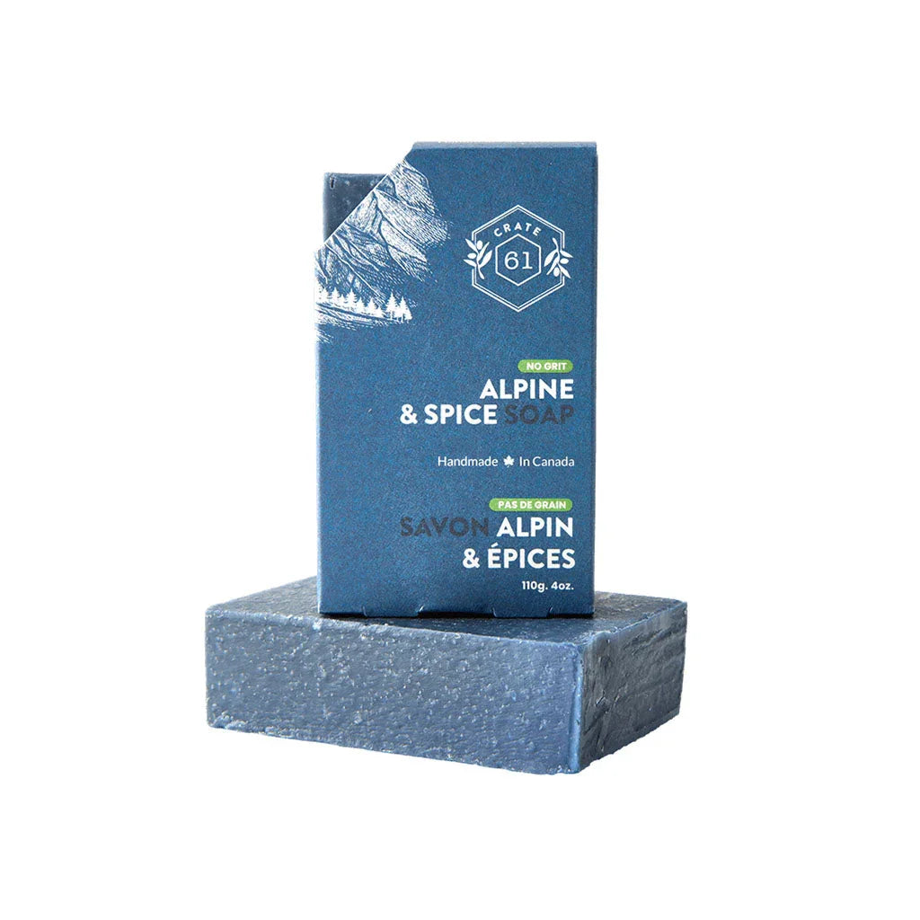 crate 61 alpine soap bar spices - La Boite à Grains