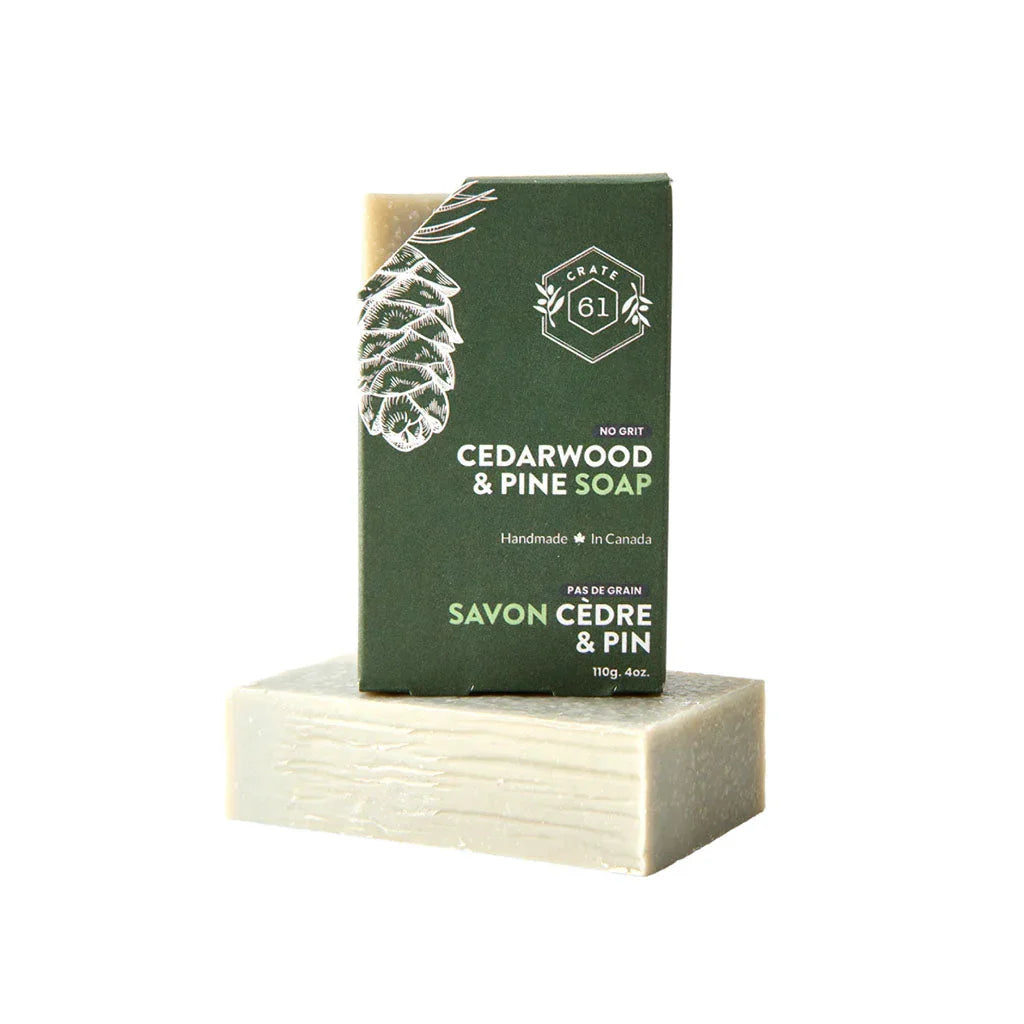 savon cèdre pin Crate 61 - La Boite à Grains