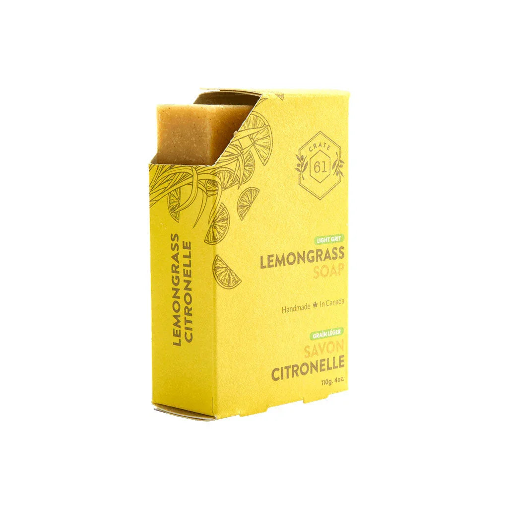 crate 61 lemongrass soap - La Boite à Grains