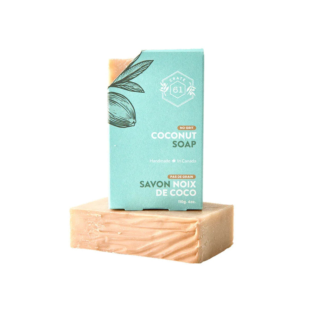 crate 61 coconut soap - La Boite à Grains