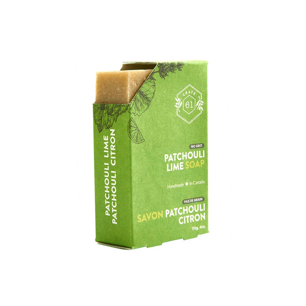 crate 61 lemon patchouli soap - La Boite à Grains