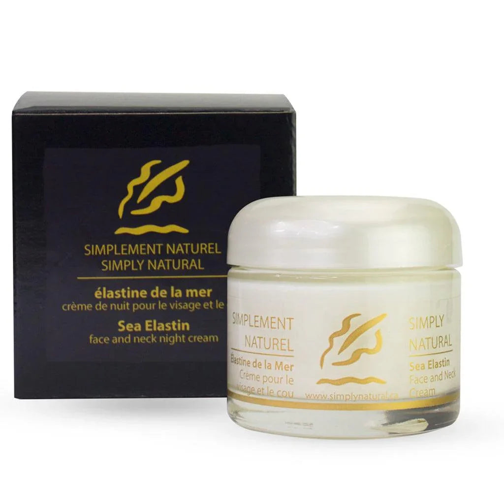 Crème à l'Élastine de la Mer Simply Natural - Simplement Naturel - La Boite à Grains