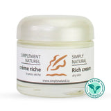 Crème Riche pour Peaux Sèches Simply Natural - Simplement Naturel - La Boite à Grains