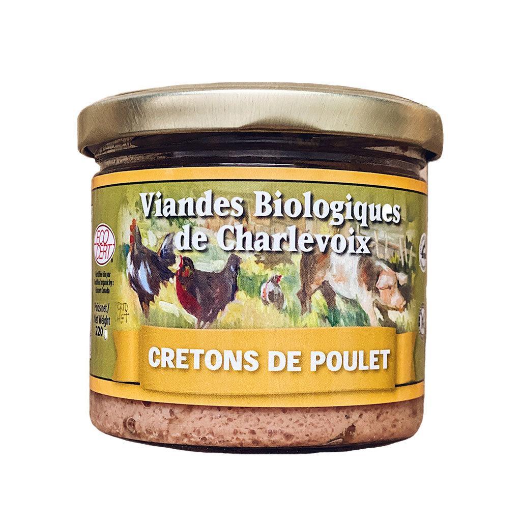 Organic Chicken Cretons Organic Meats of Charlevoix - La Boite à Grains
