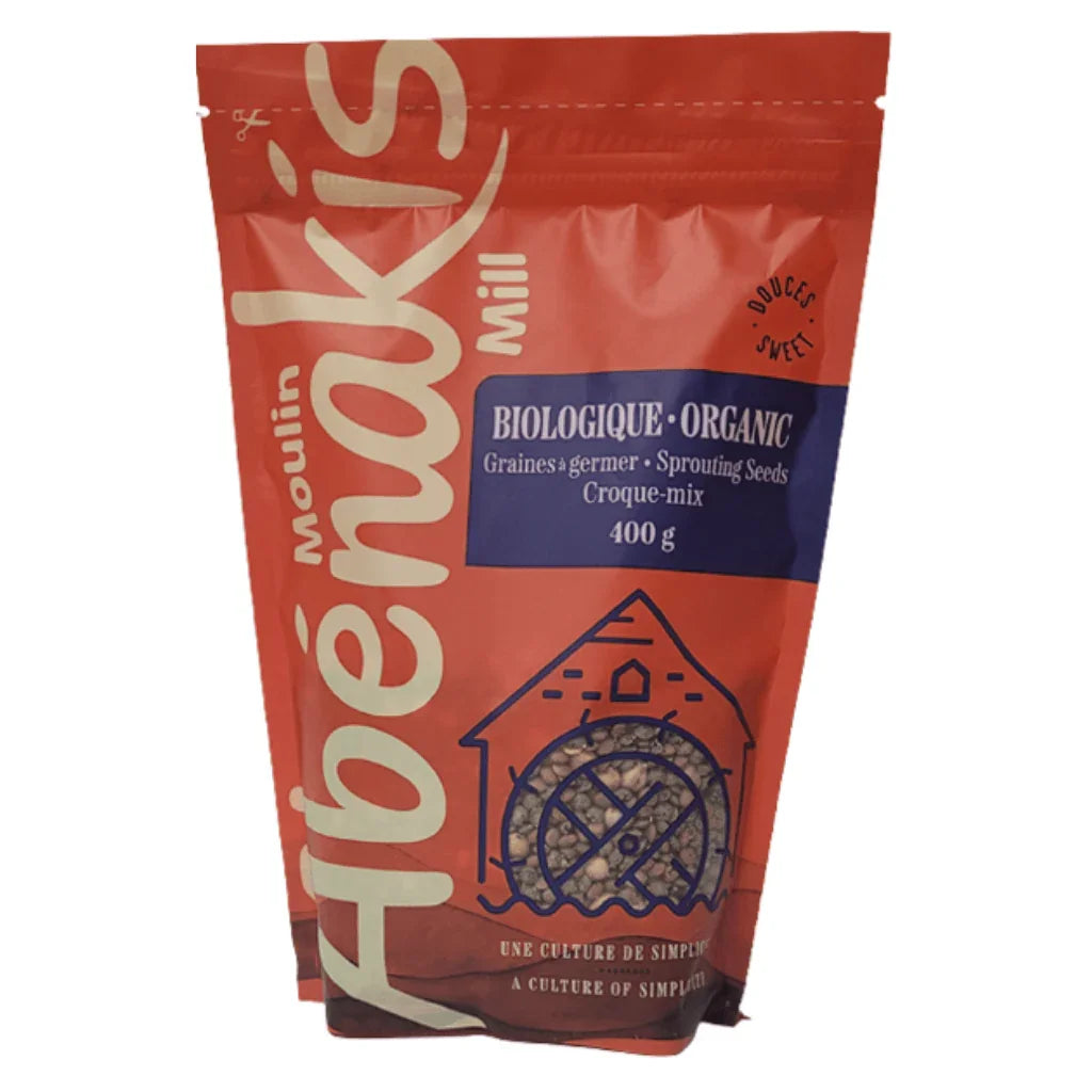 Croque Mix à Germer Biologique Moulin Abénakis - La Boite à Grains