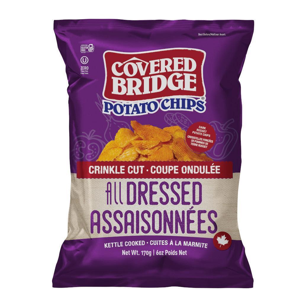 Covered Bridge Crinkle Cut Seasoned Potato Chips - La Boite à Grains