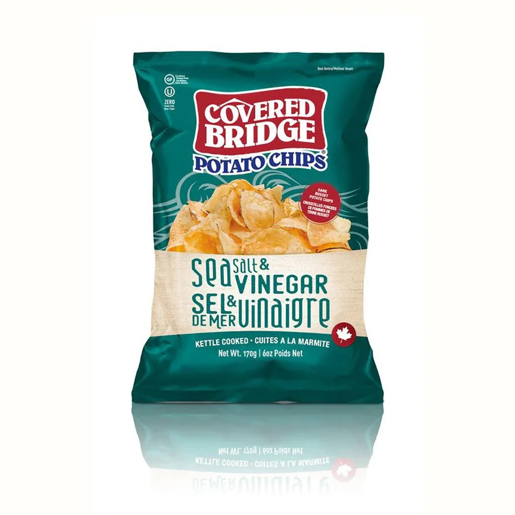 Covered Bridge Sea Salt & Vinegar Chips - La Boite à Grains