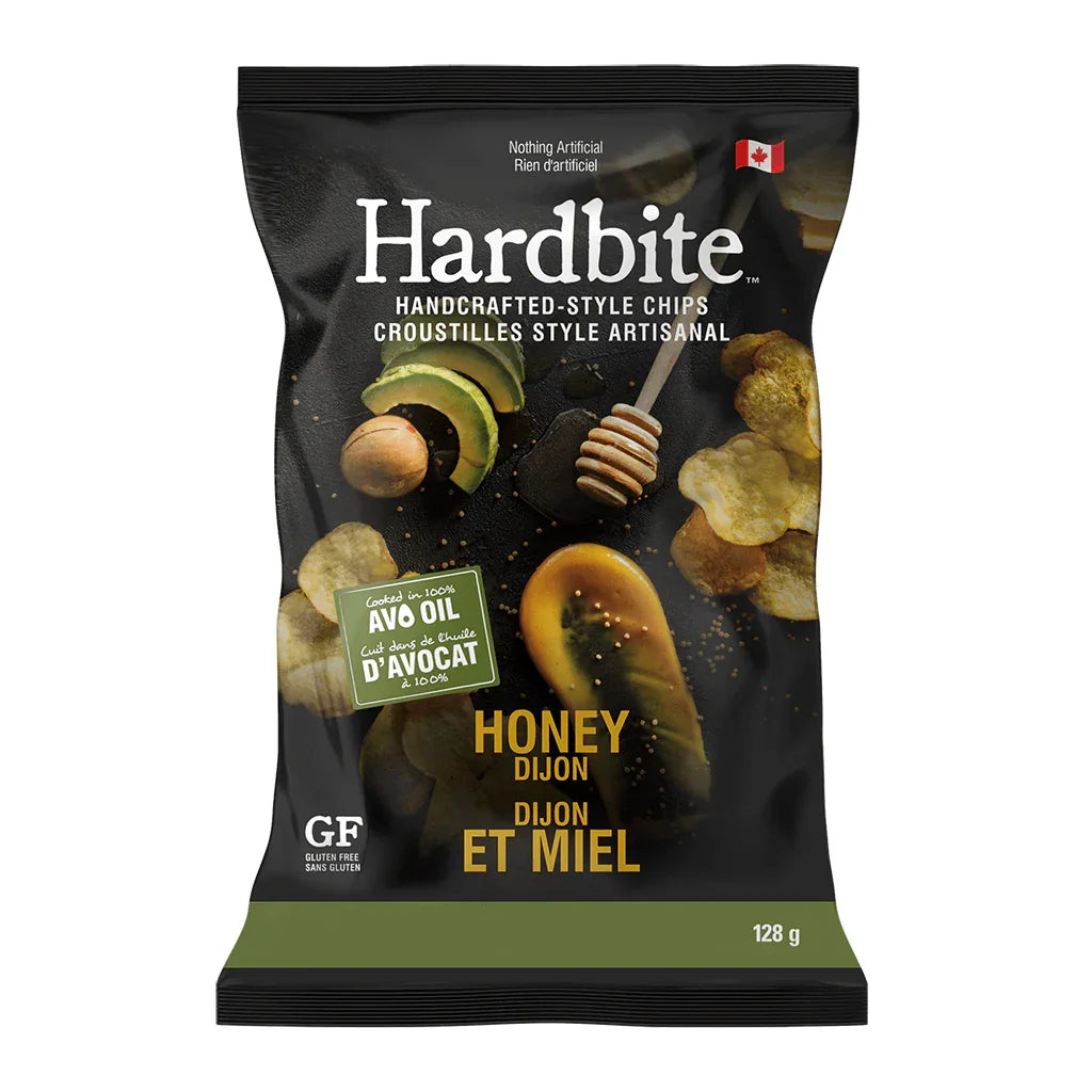 Croustilles Dijon & Miel à l'Huile d'Avocat Hardbite - La Boite à Grains