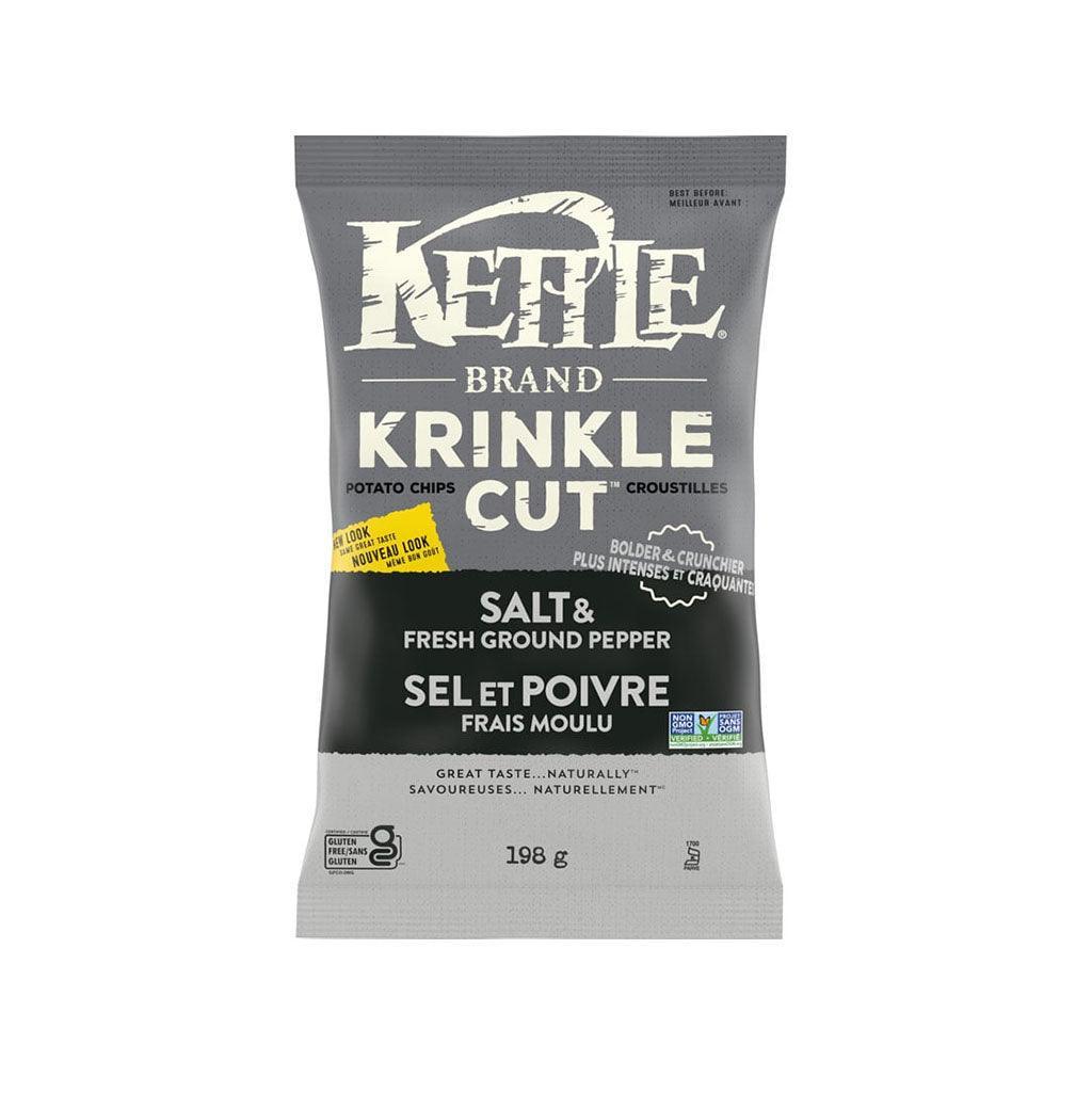 Krinkle Cut Salt & Fresh Ground Pepper Kettle Potato Chips - La Boite à Grains