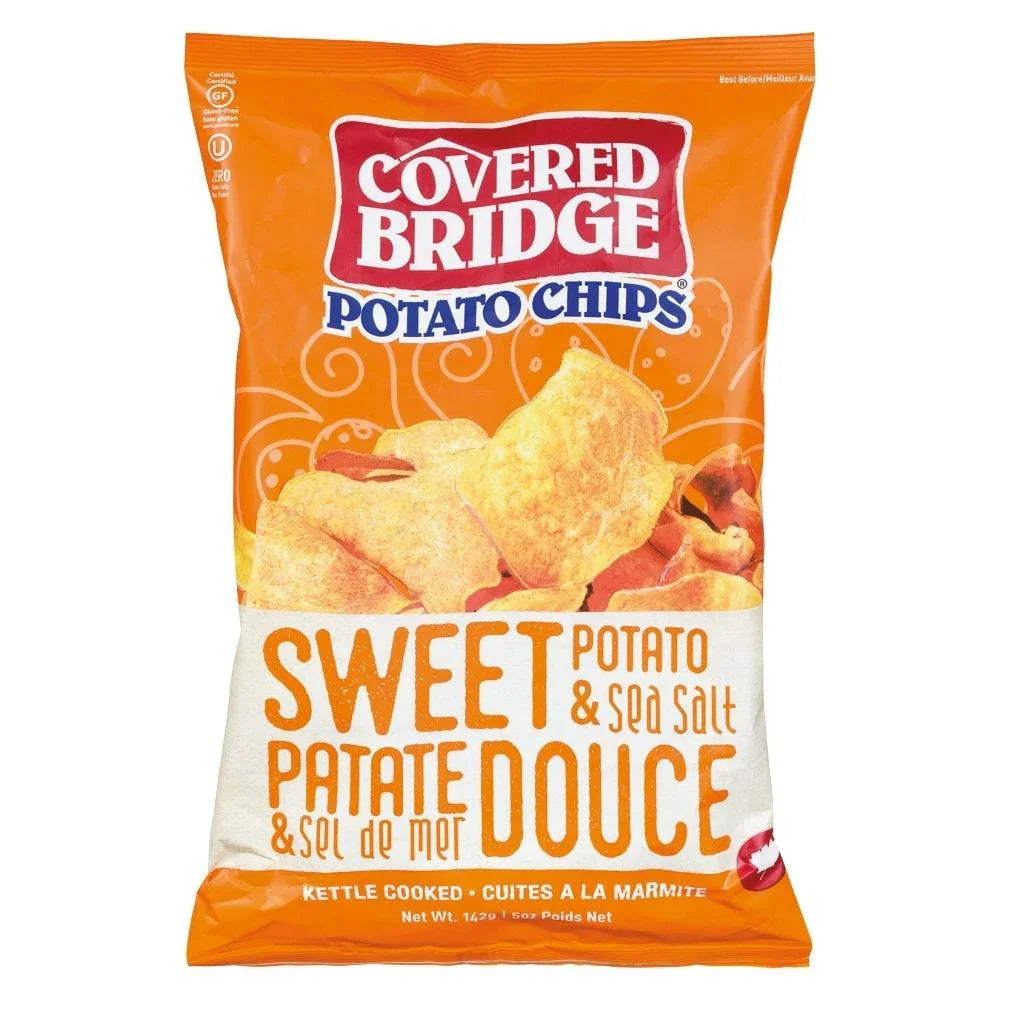 Covered Bridge Sweet Potato and Sea Salt Chips - La Boite à Grains