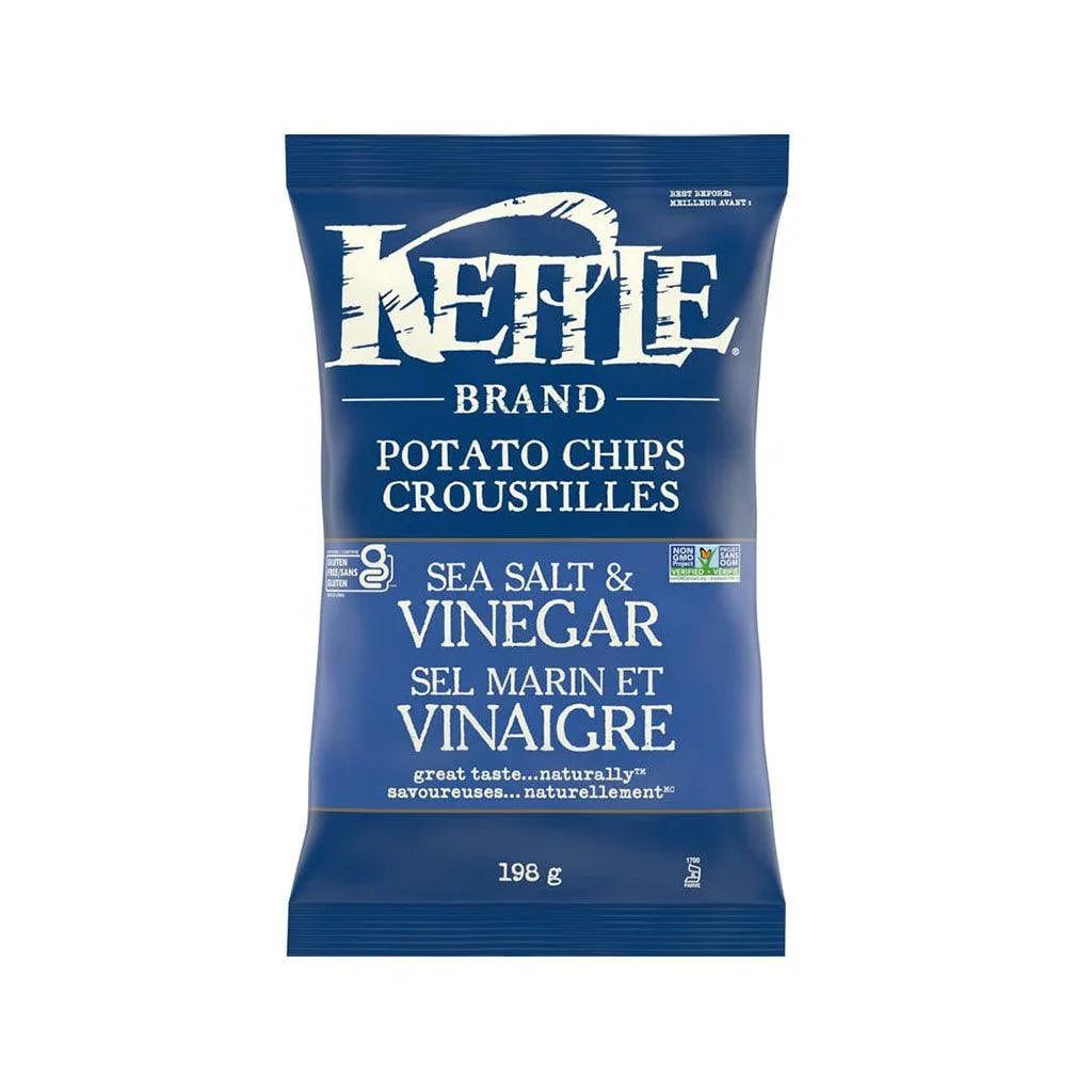Sea Salt and Vinegar Kettle Chips - La Boite à Grains