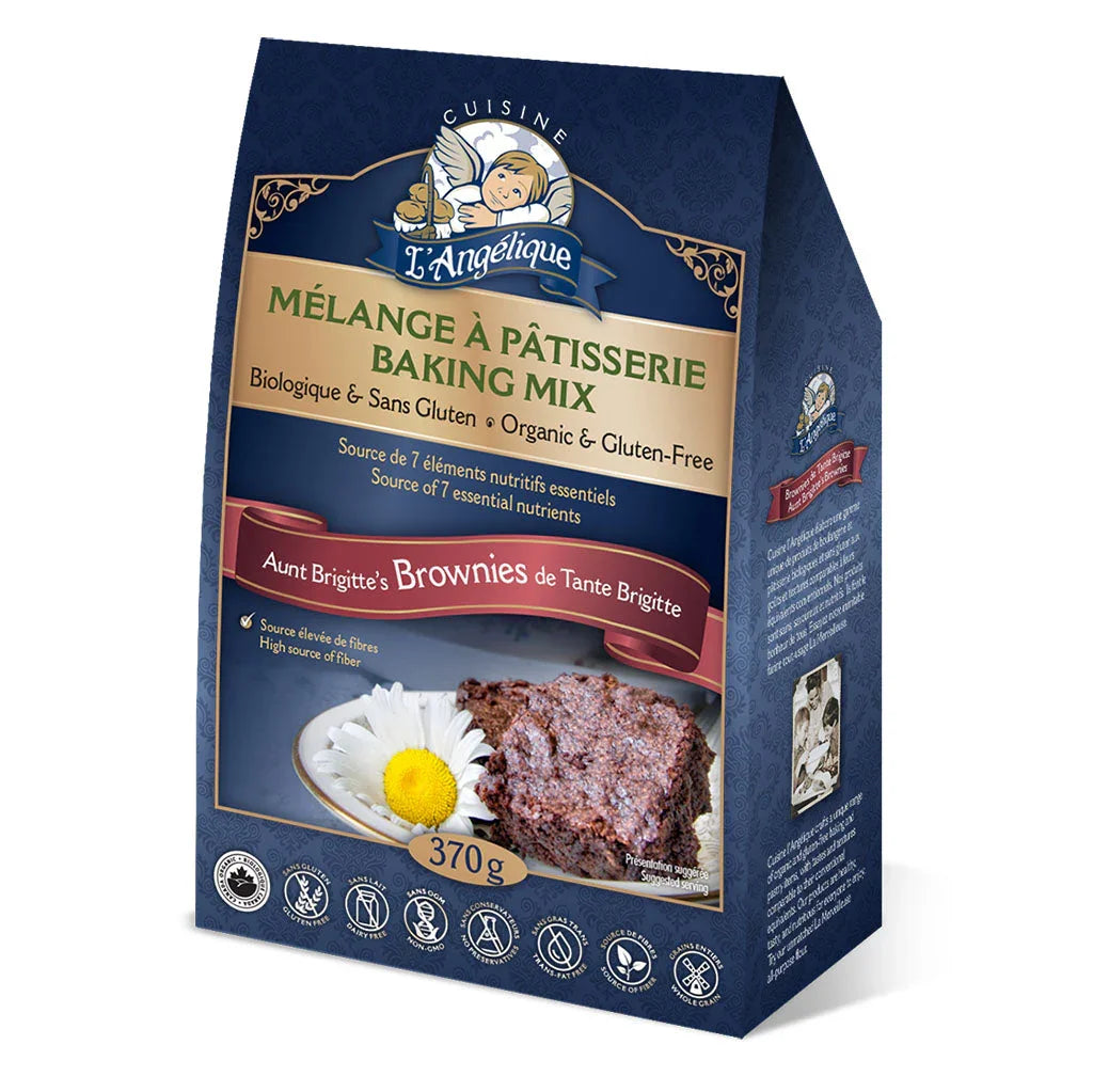 cuisine l'angélique mélange à pâtisserie brownies de tante brigitte 370 g