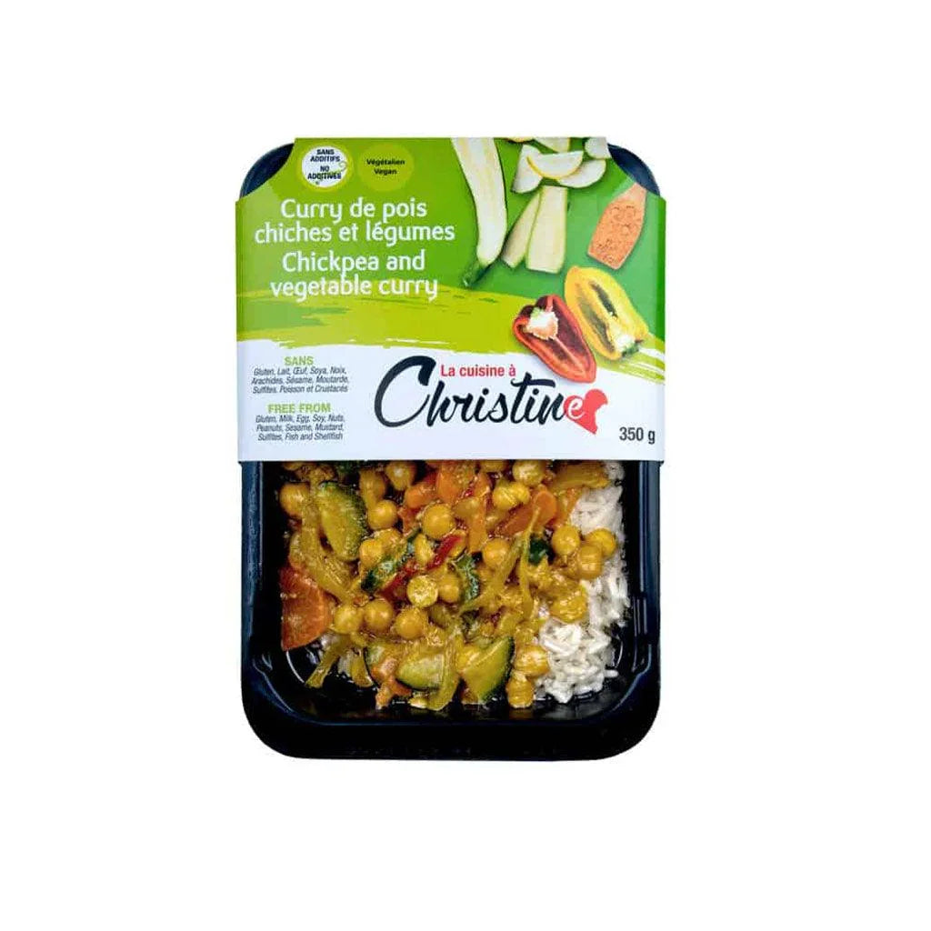 Chickpea and Vegetable Curry La Cuisine à Christine - La Boite à Grains