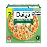 2 pizzas format individuel légumes gourmands Daiya - La Boite à Grains