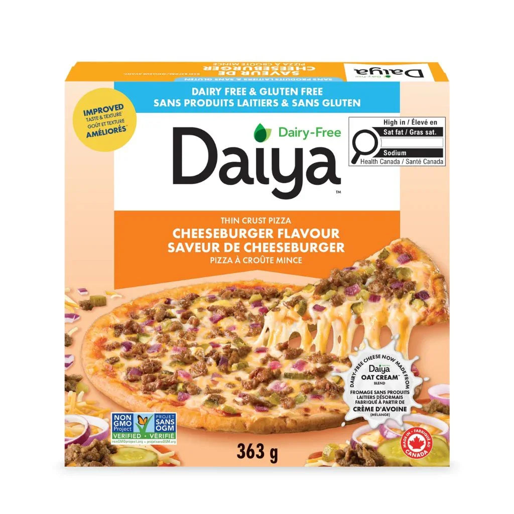 Daiya pizza saveur de cheeseburger - La Boite à Grains