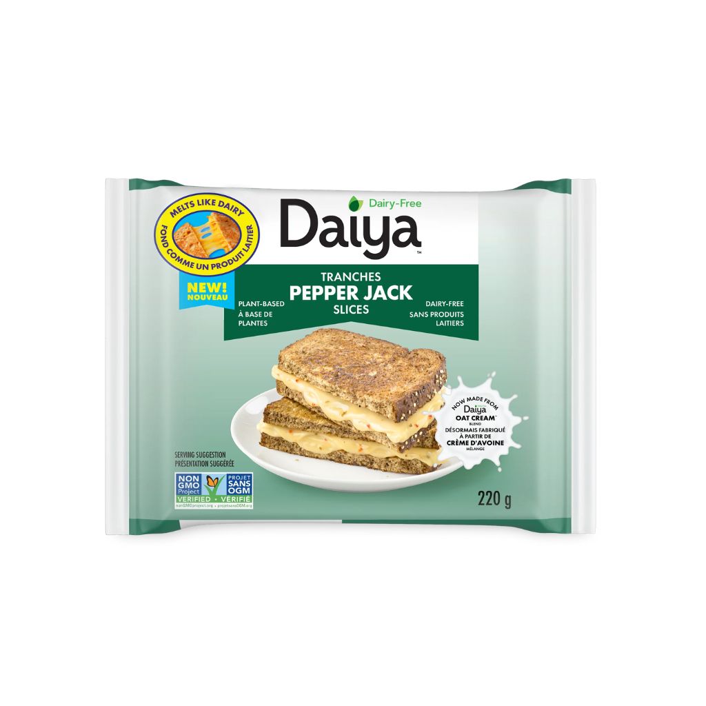 tranches à base de plantes Pepper Jack Daiya - La Boite à Grains