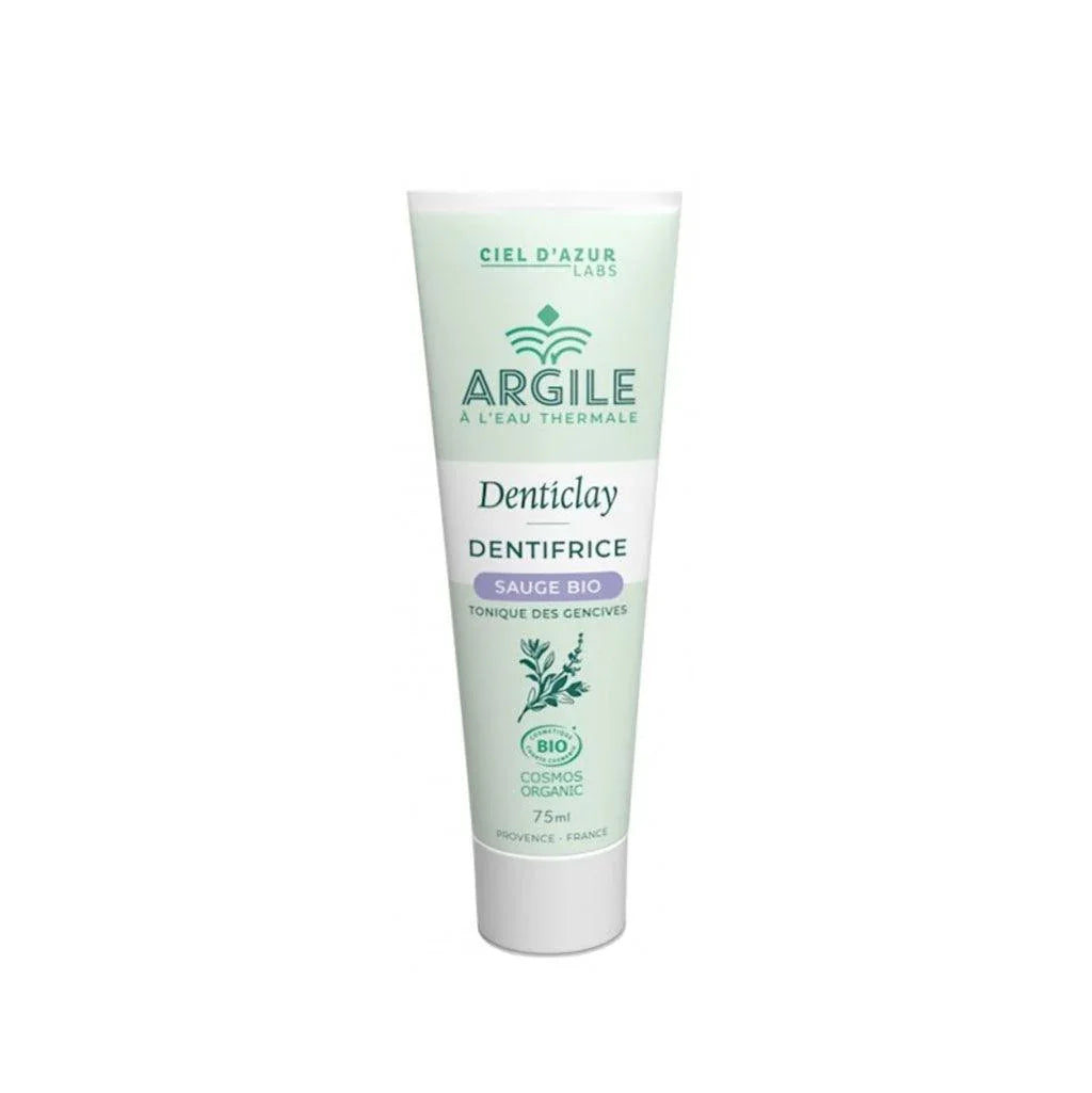 DentiClay Clay & Organic Sage Thermal Water Ciel d’Azur Toothpaste - La Boite à Grains