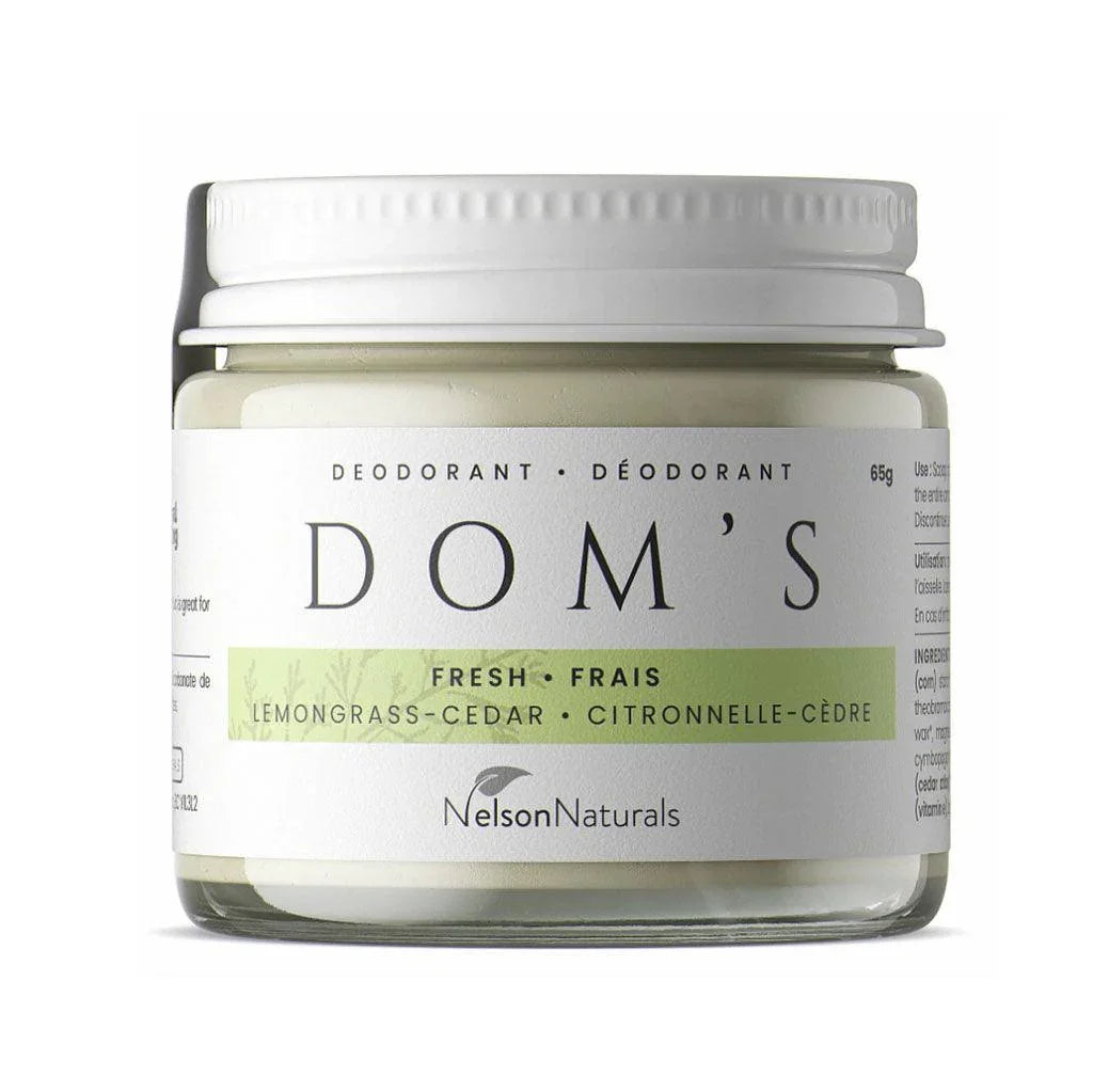 Dom's Fresh Lemongrass Cedar Deodorant