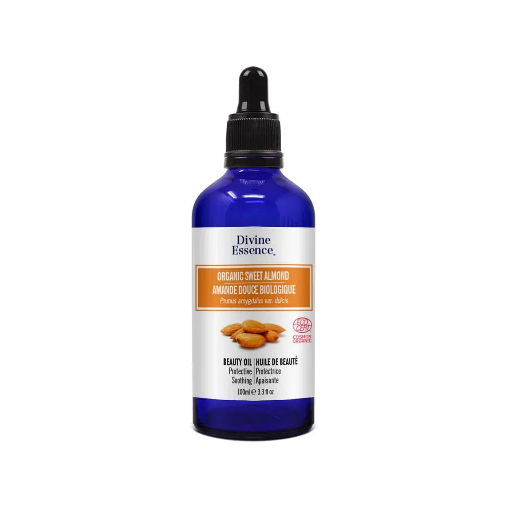 huile de beauté amande douce biologique Divine Essence - La Boite à Grains