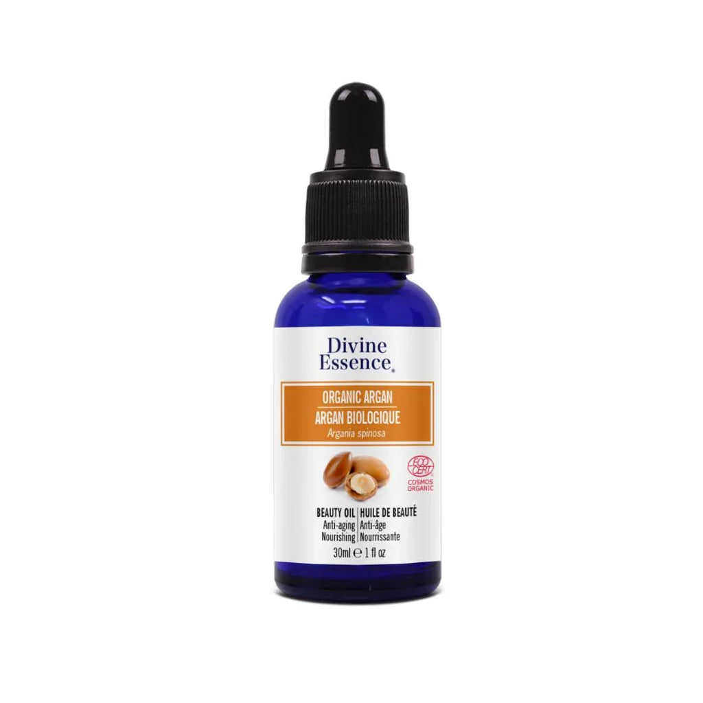 huile de beauté argan biologique Divine Essence - La Boite à Grains