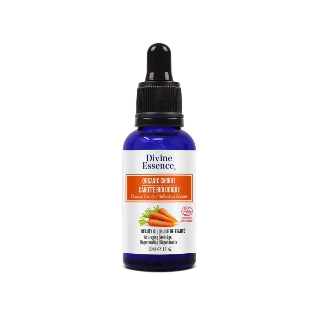 huile de beauté carotte biologique Divine Essence - La Boite à Grains