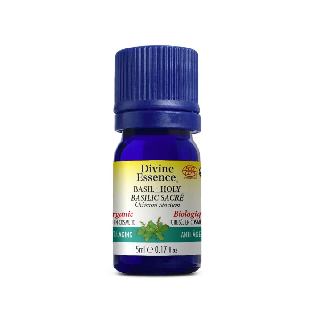 huile essentielle basilic sacré biologique Divine Essence - La Boite à Grains