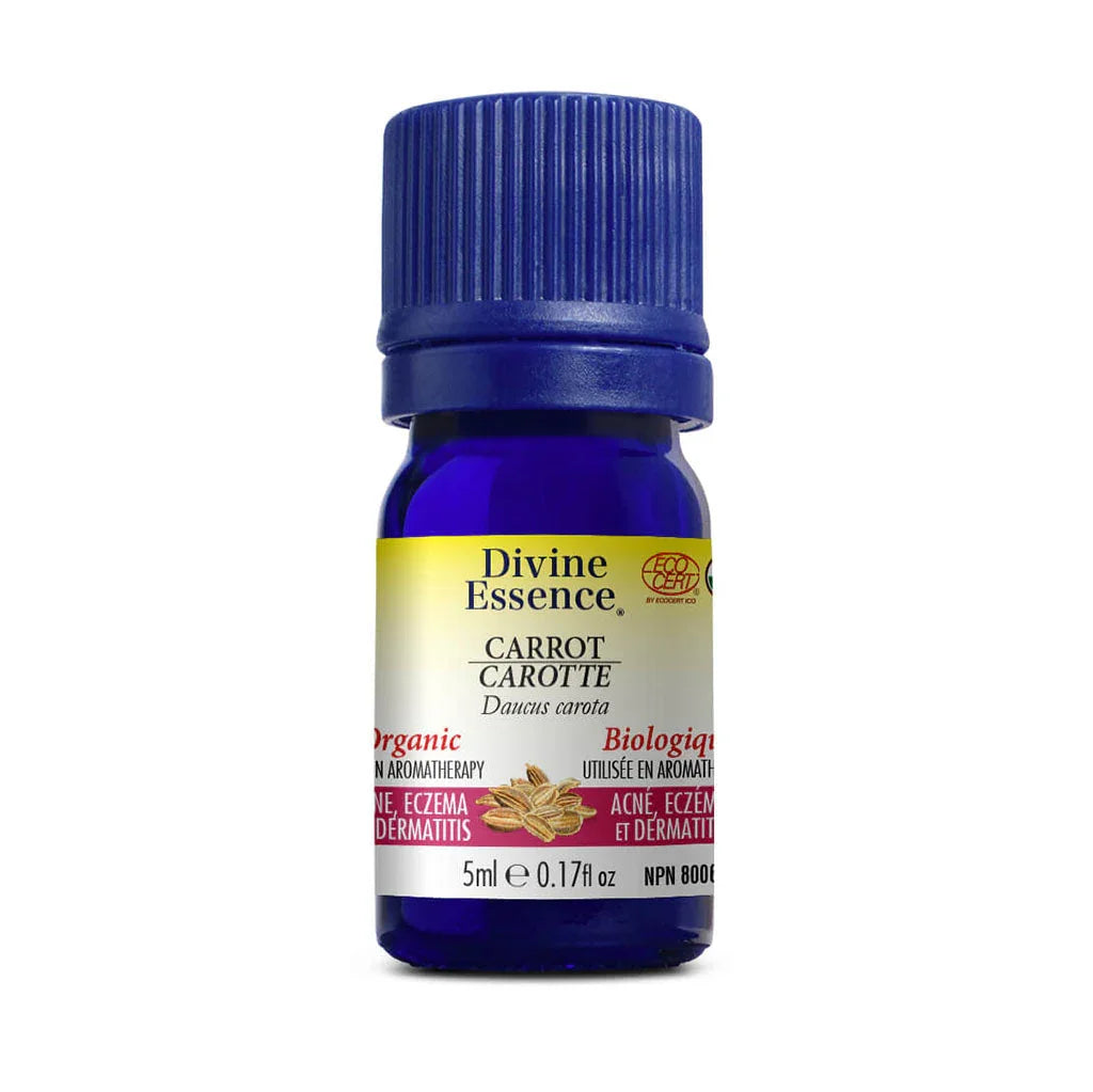 divine essence organic carrot essential oil 5 ml