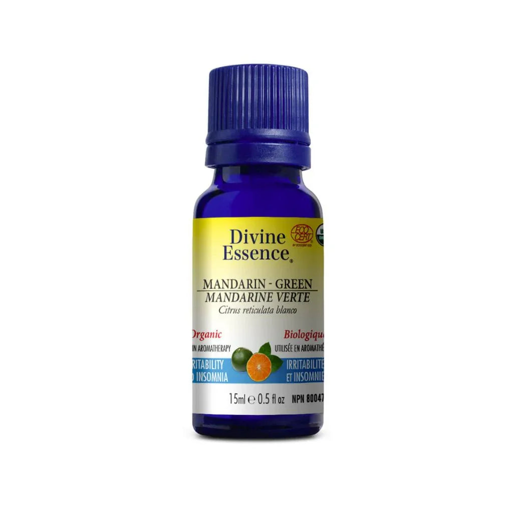 huile essentielle mandarine verte biologique Divine Essence - La Boite à Grains