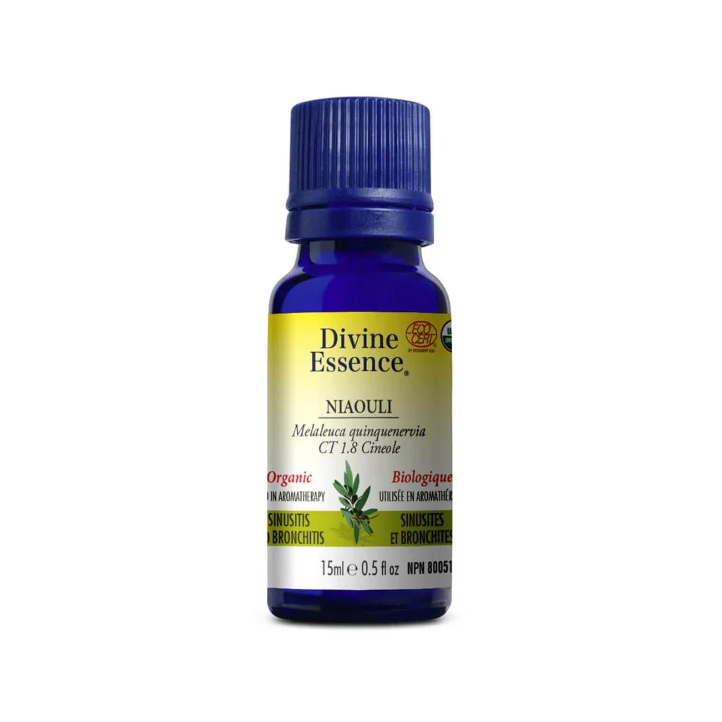 huile essentielle niaouli biologique Divine Essence - La Boite à Grains