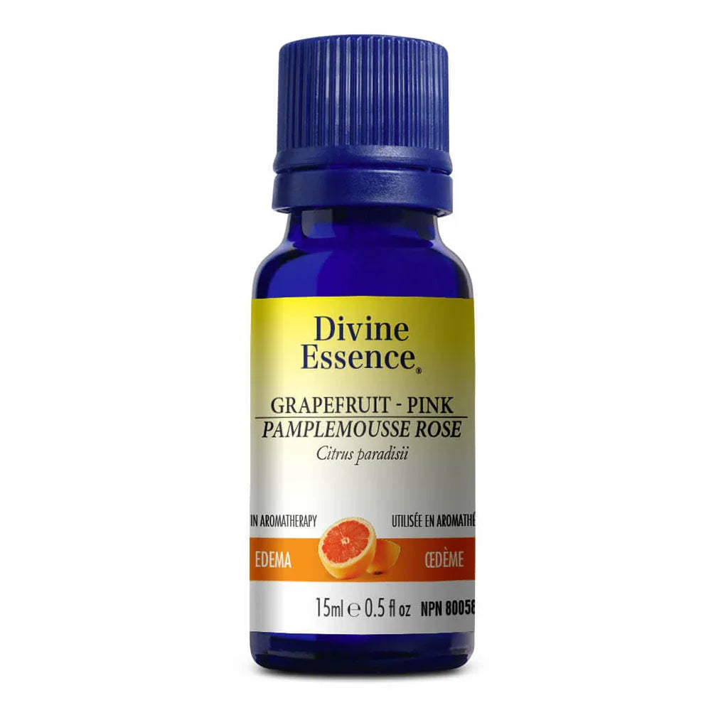 divine essence organic pink grapefruit essential oil 15 ml
